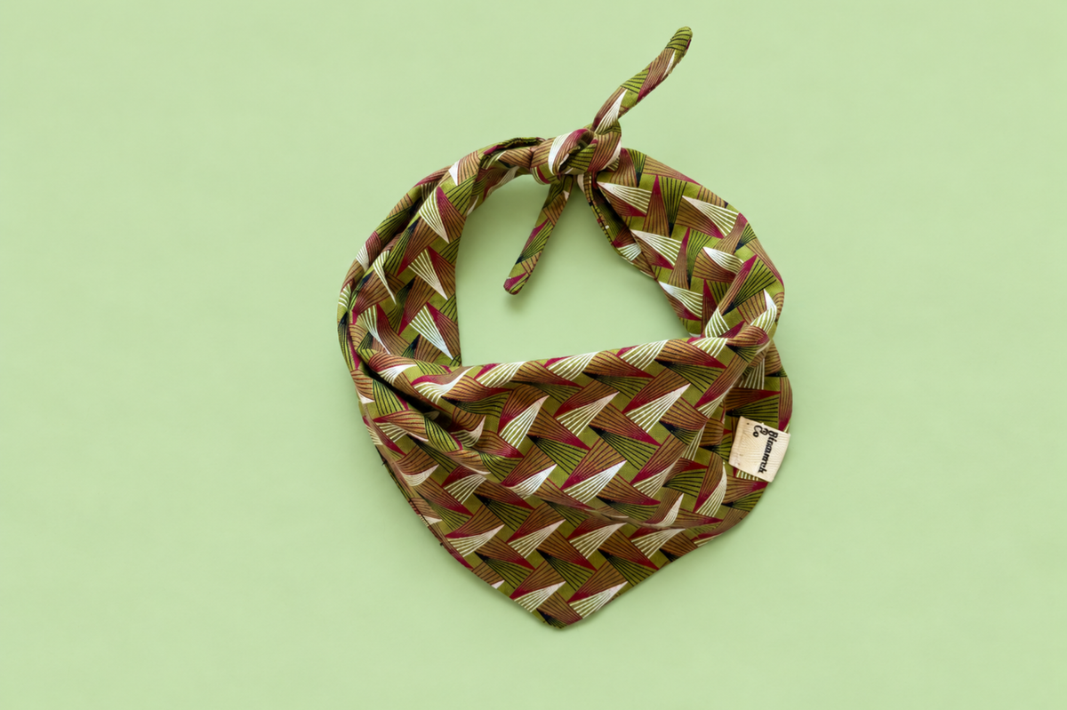 Bandana in Green Pine